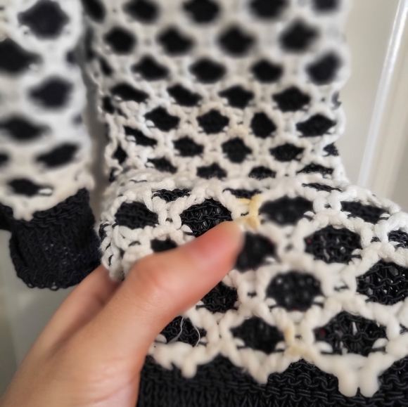 Rag & Bones Jean Tayn Croshet Mesh Tank Sweater - Picture 5 of 9